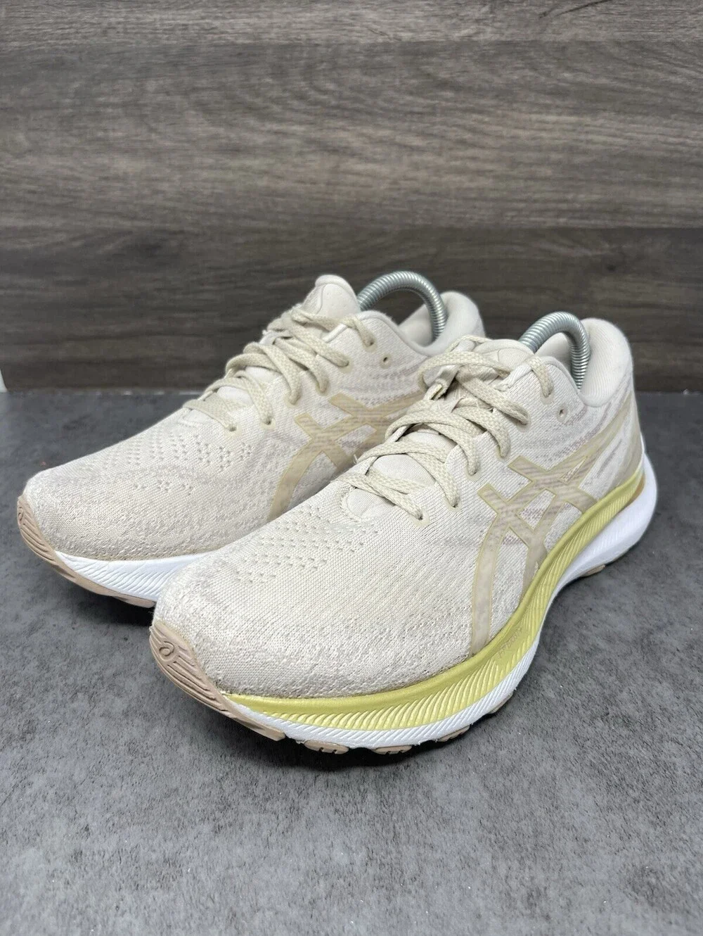 Asics Gel Kayano 29 Running Shoes Womens Size 9 Neutral Beige Athletic Trainer